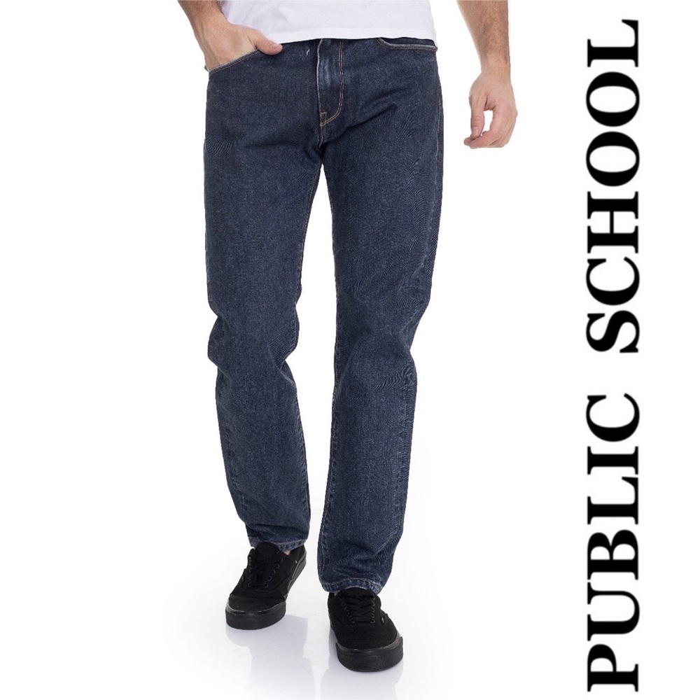 Public School Regular Cropped Tapered Denim 33/28